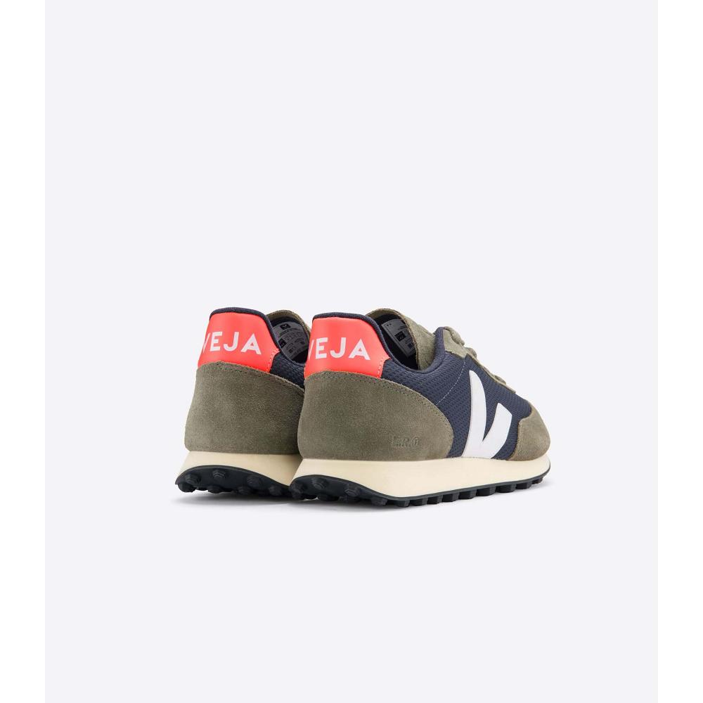 Women's Veja RIO BRANCO ALVEOMESH Running Shoes Olive | ZA 422UZG